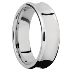 14K White Gold + Polish , Polish Finish