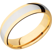 14K Yellow Gold + Polish Finish