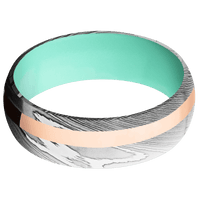 Damascus + Polish Finish + Robins Egg Blue