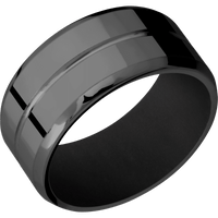 Zirconium + Polish , Polish Finish + Black