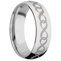 10K White Gold + Polish Finish