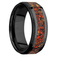 Zirconium + Polish , Satin Finish