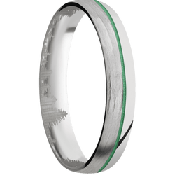 10K White Gold + Polish Finish
