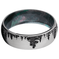 Titanium + Satin Finish + Black Mother of Pearl