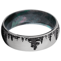 Titanium + Satin Finish + Black Mother of Pearl