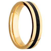 18K Yellow Gold + Polish Finish