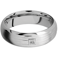 10K White Gold + Treebarkh , Polish Finish