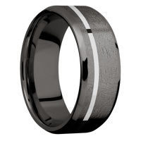 Tantalum Noir + Distressed , Polish Finish