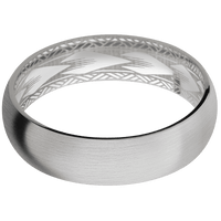 14K White Gold + Satin Finish