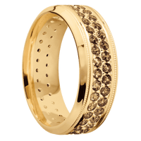 14K Yellow Gold + Polish , Polish Finish