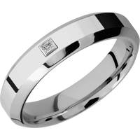 14K White Gold + Polish , Polish Finish