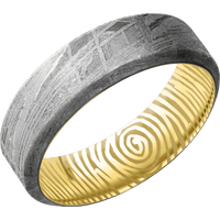 Meteorite + None Finish + 22K Yellow Gold