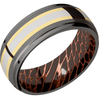Tantalum Noir + Sand , Polish Finish + Superconductor Noir