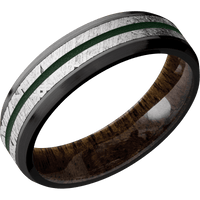 Zirconium + Polish , Satin Finish + Walnut