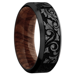 Zirconium + Polish , Satin Finish + Sequoia