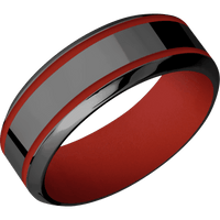Zirconium + Polish , Polish Finish + Red Apple