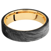 Forged Carbon Fiber + None Finish + 10K Yellow Gold