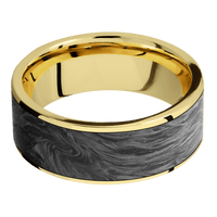 14K Yellow Gold + Polish Finish