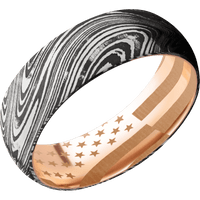 Marble + Acid Finish + 14K Rose Gold