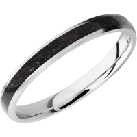 10K White Gold + Satin Finish