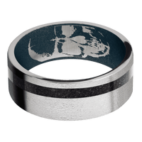 Palladium Silver + Stone , Stone Finish + Blue Titanium