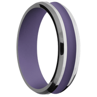Titanium + Polish , Polish Finish + Bright Purple