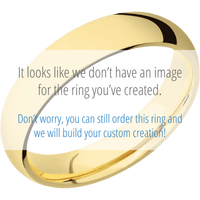14K Yellow Gold + Polish Finish