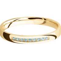 10K Yellow Gold + Polish Finish