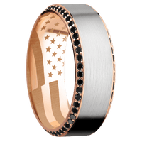 10K Rose Gold + Polish , Polish Finish