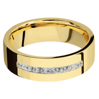 10K Yellow Gold + Polish Finish
