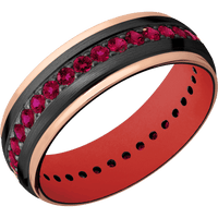 Zirconium + Satin , Polish Finish + USMC Red