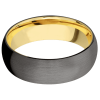 Tantalum Noir + Satin Finish + 14K Yellow Gold