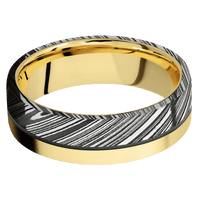 10K Yellow Gold + Bead Finish