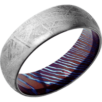 Meteorite + None Finish + Titanium Damascus