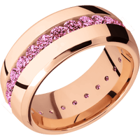 14K Rose Gold + Polish , Polish Finish