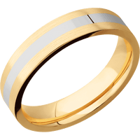 14K Yellow Gold + Satin Finish
