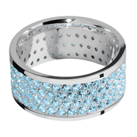 18K White Gold + Polish Finish
