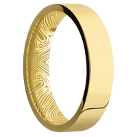 10K Yellow Gold + Polish Finish