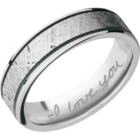 14K White Gold + Polish Finish