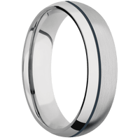 18K White Gold + Satin Finish