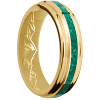10K Yellow Gold + Polish , Polish Finish
