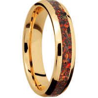 18K Yellow Gold + Polish , Polish Finish