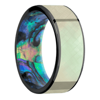 Zirconium + Polish Finish + Abalone
