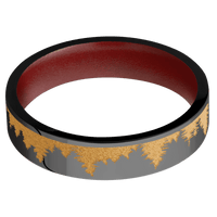 Zirconium + Polish Finish + Crimson