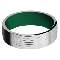Palladium Silver + Treebark3 Finish + Green