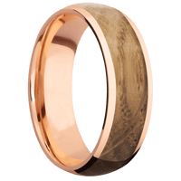 14K Rose Gold + Polish Finish