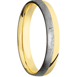 14K Yellow Gold + Polish Finish