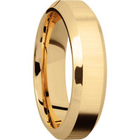 14K Yellow Gold + Crosssatin , Polish Finish