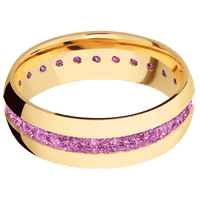 10K Yellow Gold + Polish Finish
