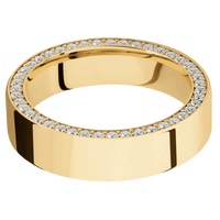 10K Yellow Gold + Polish Finish